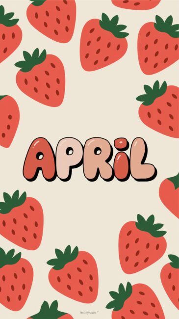Pastel Strawberry April Wallpapers