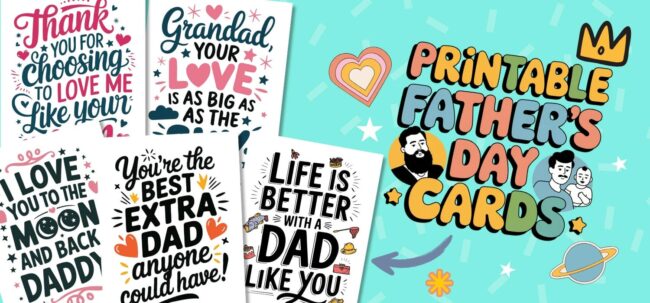 Printable Fathers Day Cards