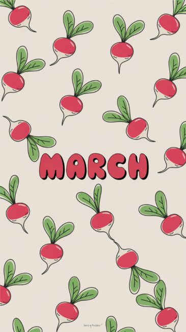 Radish March Phone Backgrounds