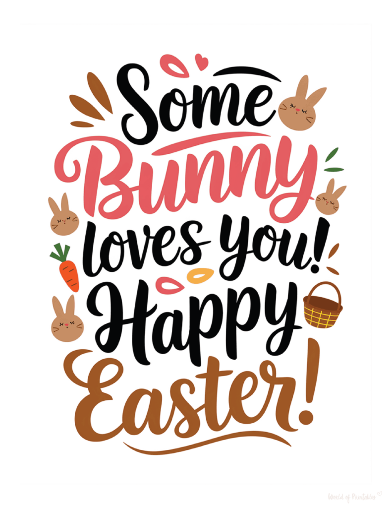 Free Printable Easter Cards – Save, Print & Fold! - World of Printables