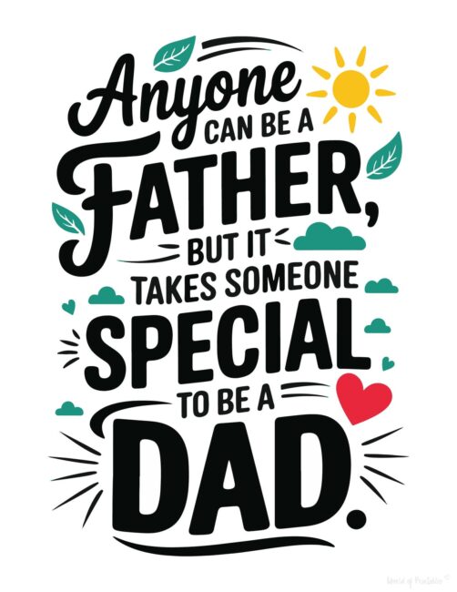 Special Dad DIY Father’s Day card for stepfather