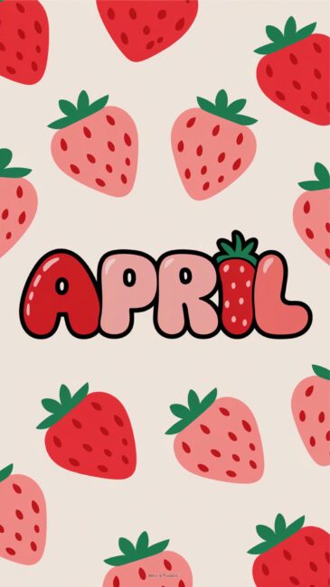 Strawberry Spring April Wallpapers