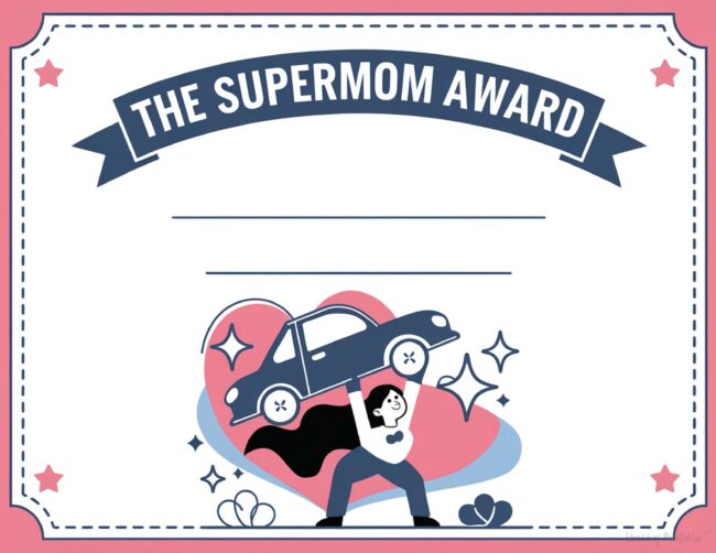 Supermom Printable Mother&rsquo;s Day Certificates