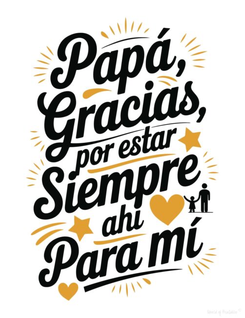 Tarjeta imprimible del Día del Padre