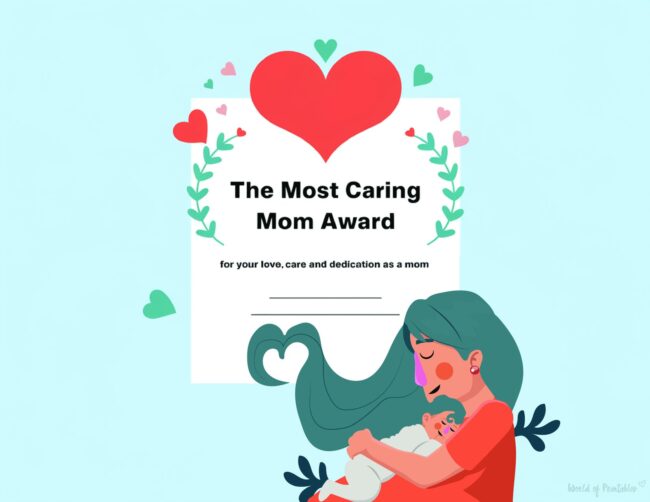 The Caring Mom DIY Mother&rsquo;s Day Certificates