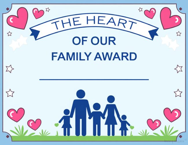 The Heart of our family DIY Mother&rsquo;s Day Certificates