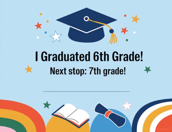 6th grade graduation certificates