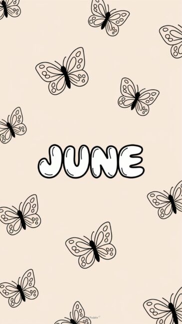 Butterfly June wallpaper for phone
