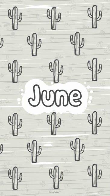 Cactus June wallpaper for phone