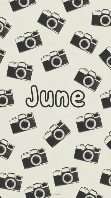 Camera June aesthetic phone background