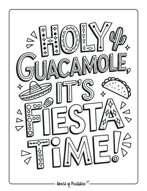 Cinco de Mayo coloring crafts