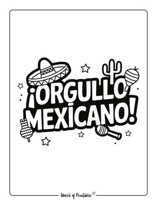 Cinco de Mayo coloring ideas
