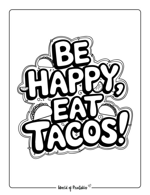 Cinco de Mayo printables to Color