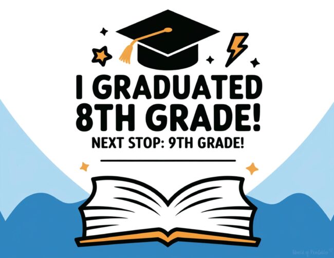 Eighth grade graduation certificate