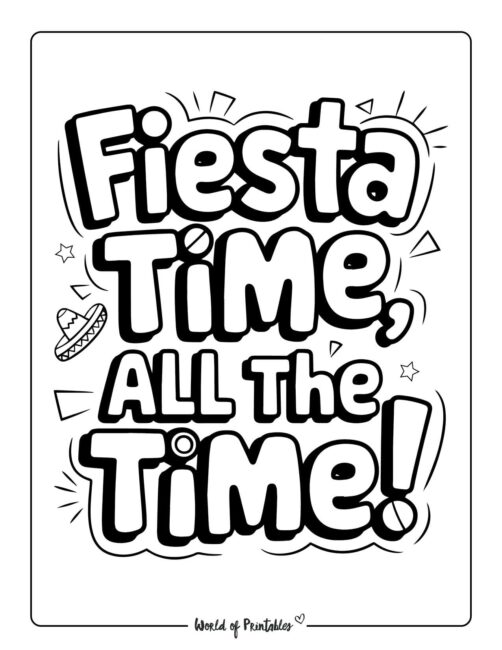 Fiesta Cinco de Mayo printables