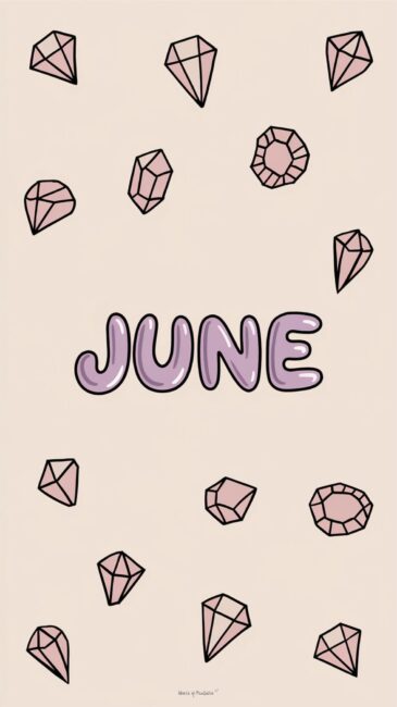 Gem June lock screen background