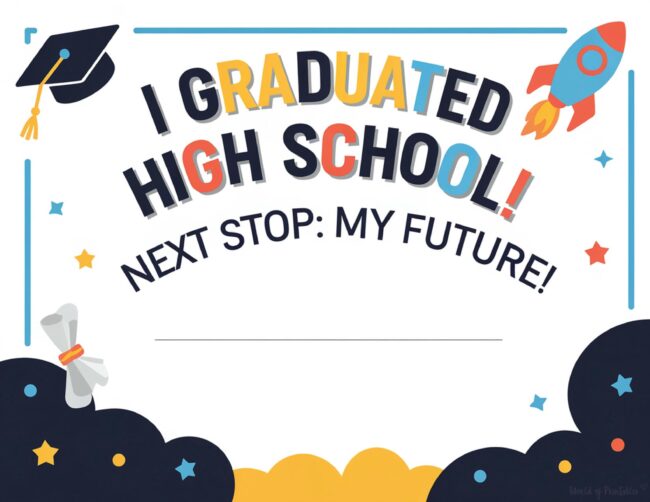 High school graduation certificate
