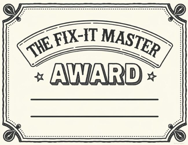 Janitor Appreciation Certificates