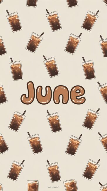 June iPhone wallpaper