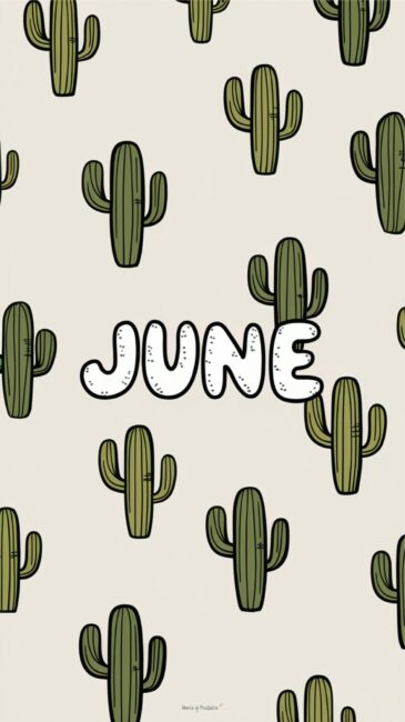 June seasonal phone wallpaper