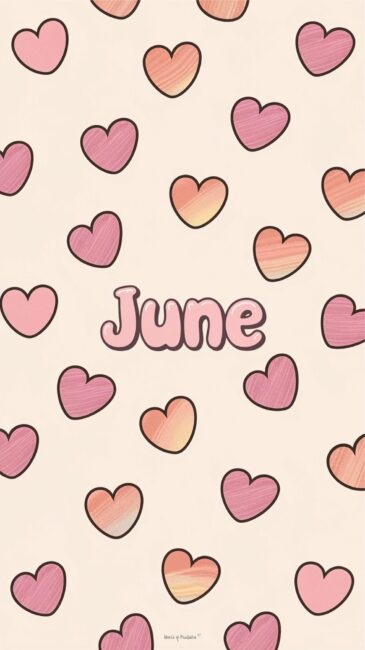 Love Heart June wallpaper for phone