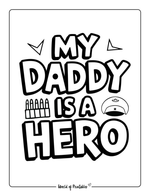 Memorial Day coloring printables
