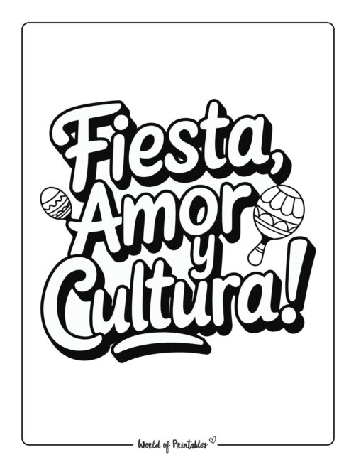 Mexican Culture Coloring Pages