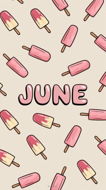 Popsicle June wallpaper aesthetic