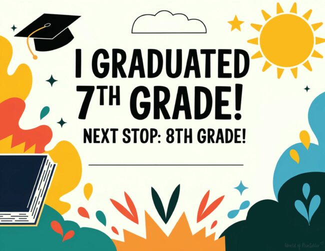 Printable 7th grade diploma​