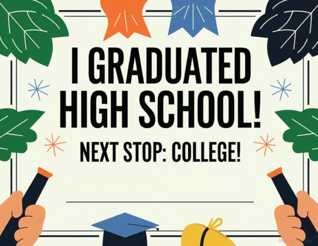 Printable Senior Year Graduation Certificate