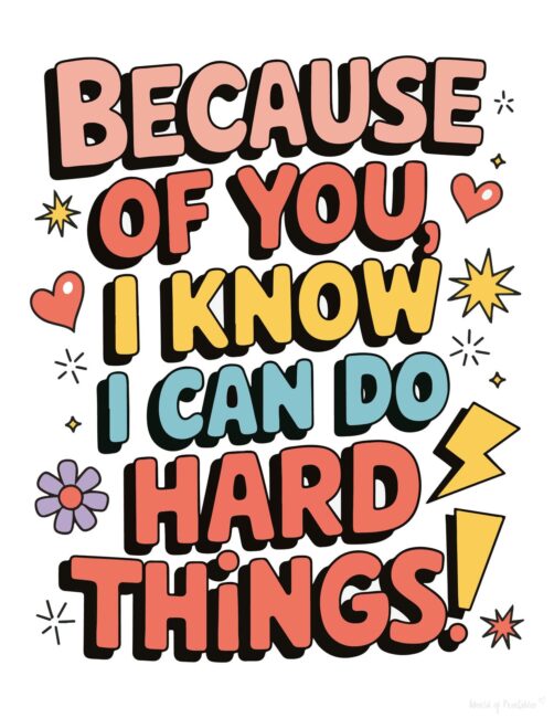 Printable Teacher Thank You Cards From Kids