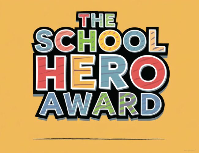 School Hero Award Printable Teacher Awards