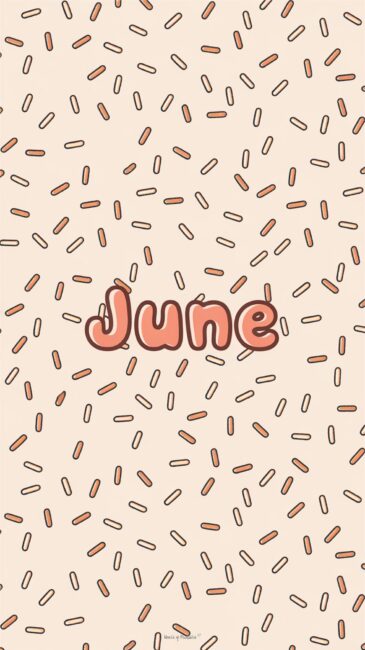 Sprinkles Summer aesthetic phone wallpaper