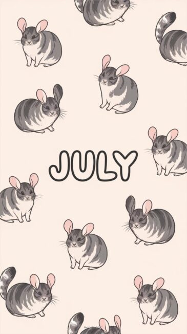 Chinchilla July wallpaper for phone