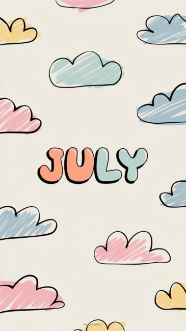July cloud wallpaper for phone