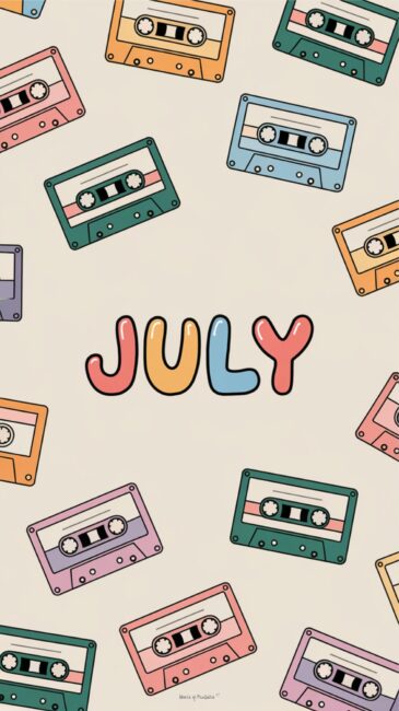 Summer aesthetic July wallpaper