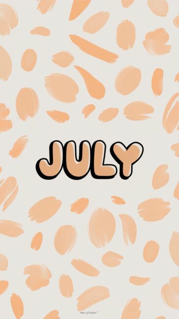girly and Cute July Wallpaper