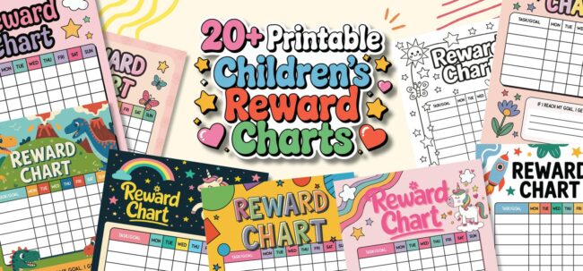rewards chart printable