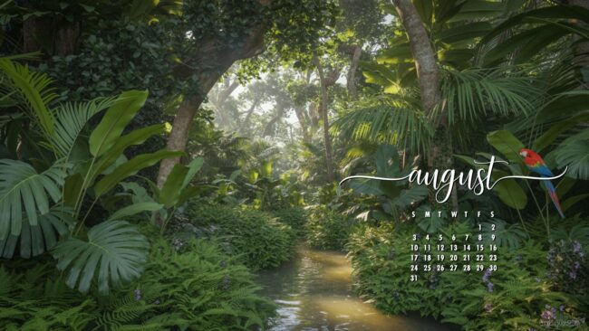 Jungle-august-calendar-wallpaper
