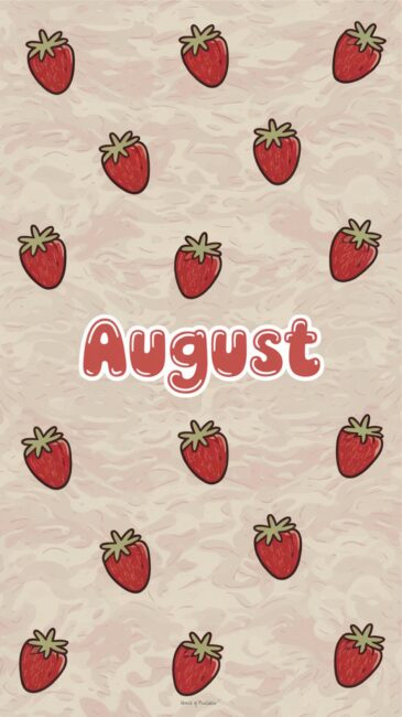 Sweet Raspberry August Wallpaper