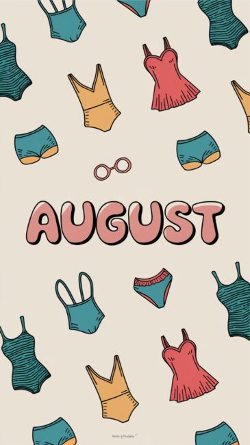 Swimwear Aesthetic August Wallpapers