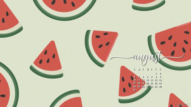 Watermelon-laptop-wallpaper-august-calendar-2025