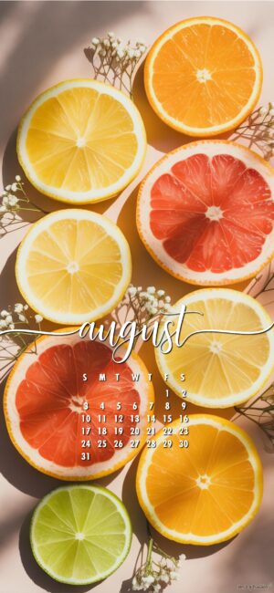 fruit-colorful-august-calendar-phone-background