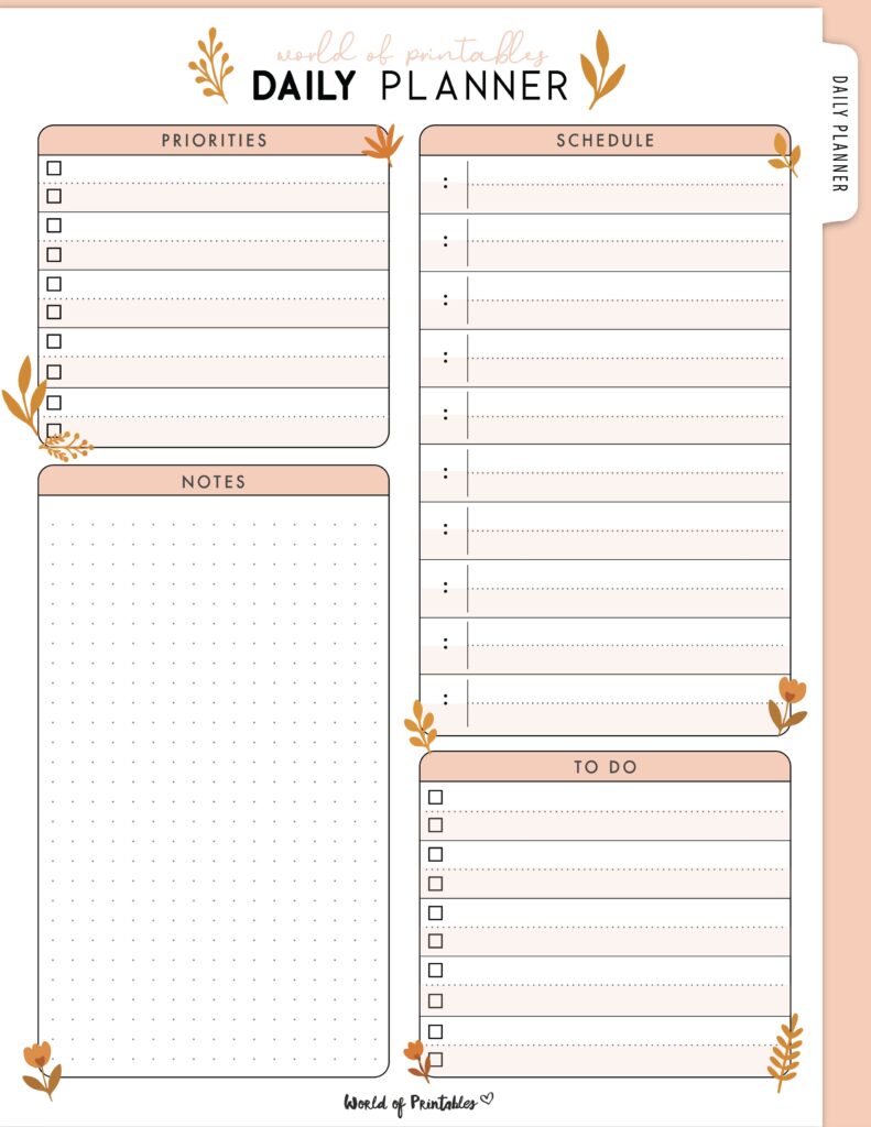 Printable Daily Planner 19