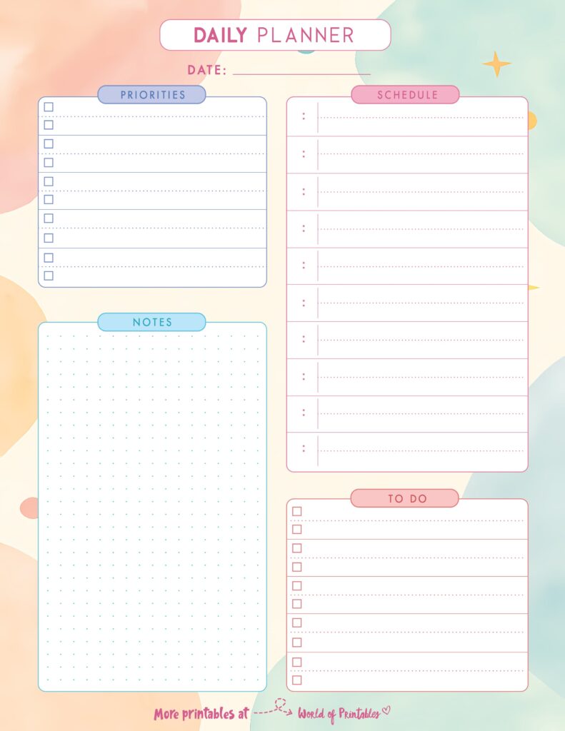 Printable Daily Planner 23