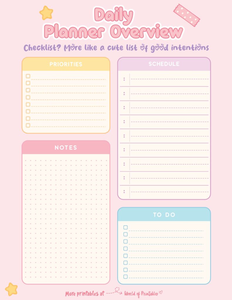 Printable Daily Planner 27