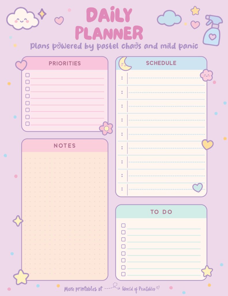 Printable Daily Planner 28