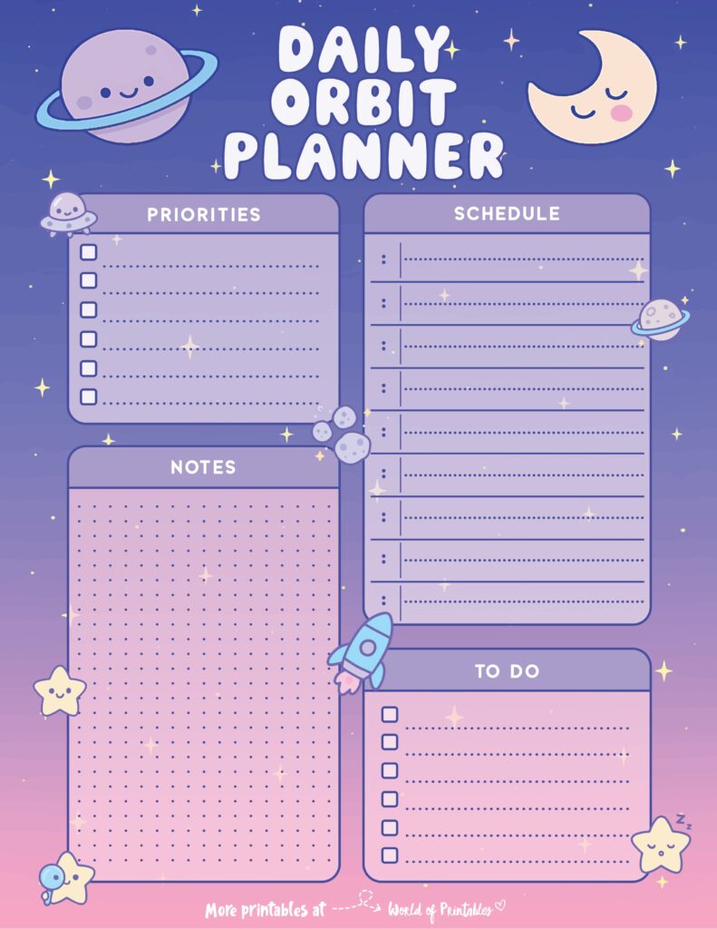 Printable Daily Planner 34