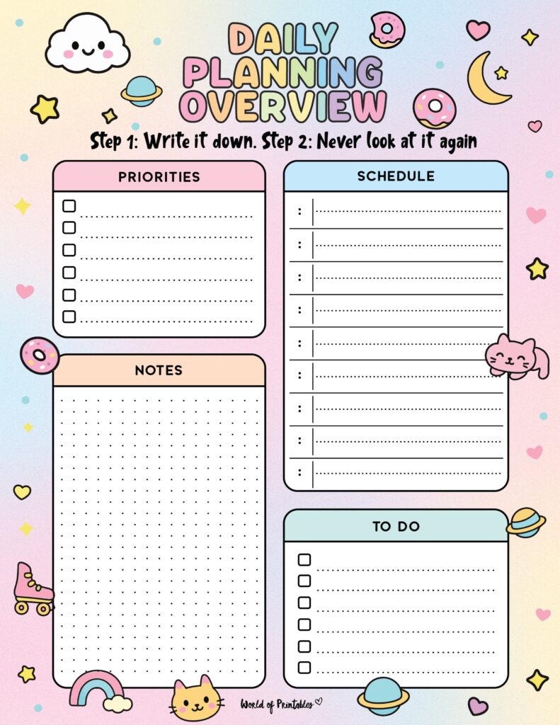 Printable Daily Planner 42