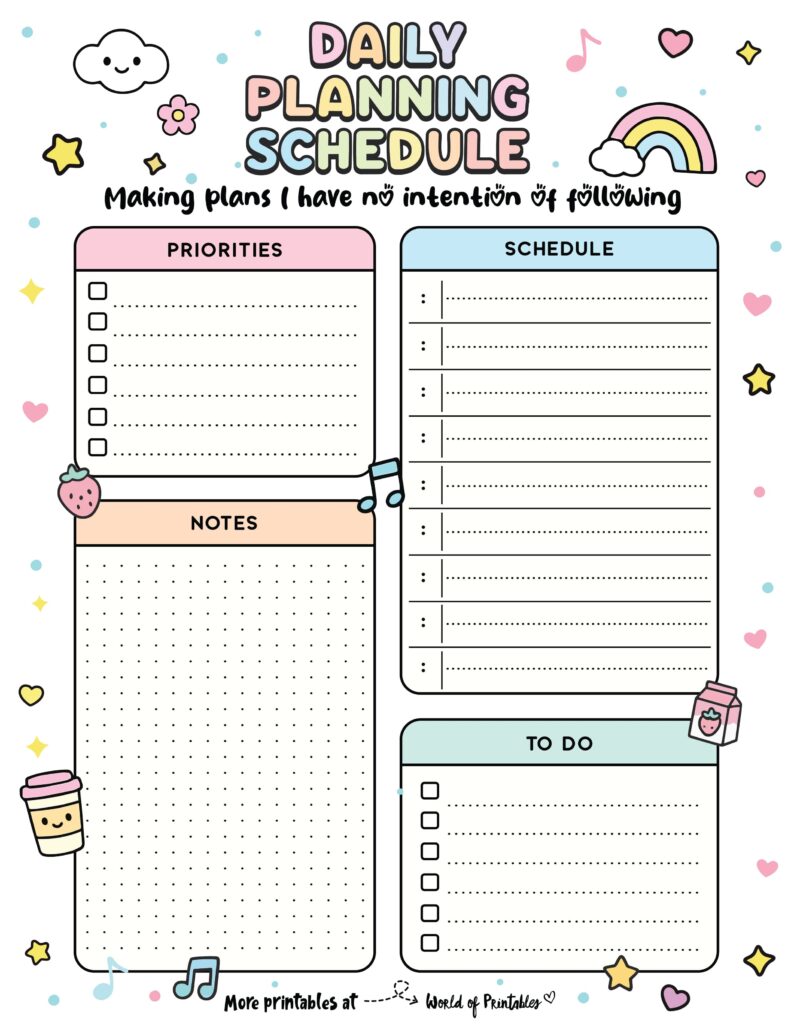 Printable Daily Planner 43